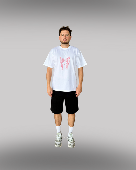 OVERSIZE CAMOPINK TEE WHITE