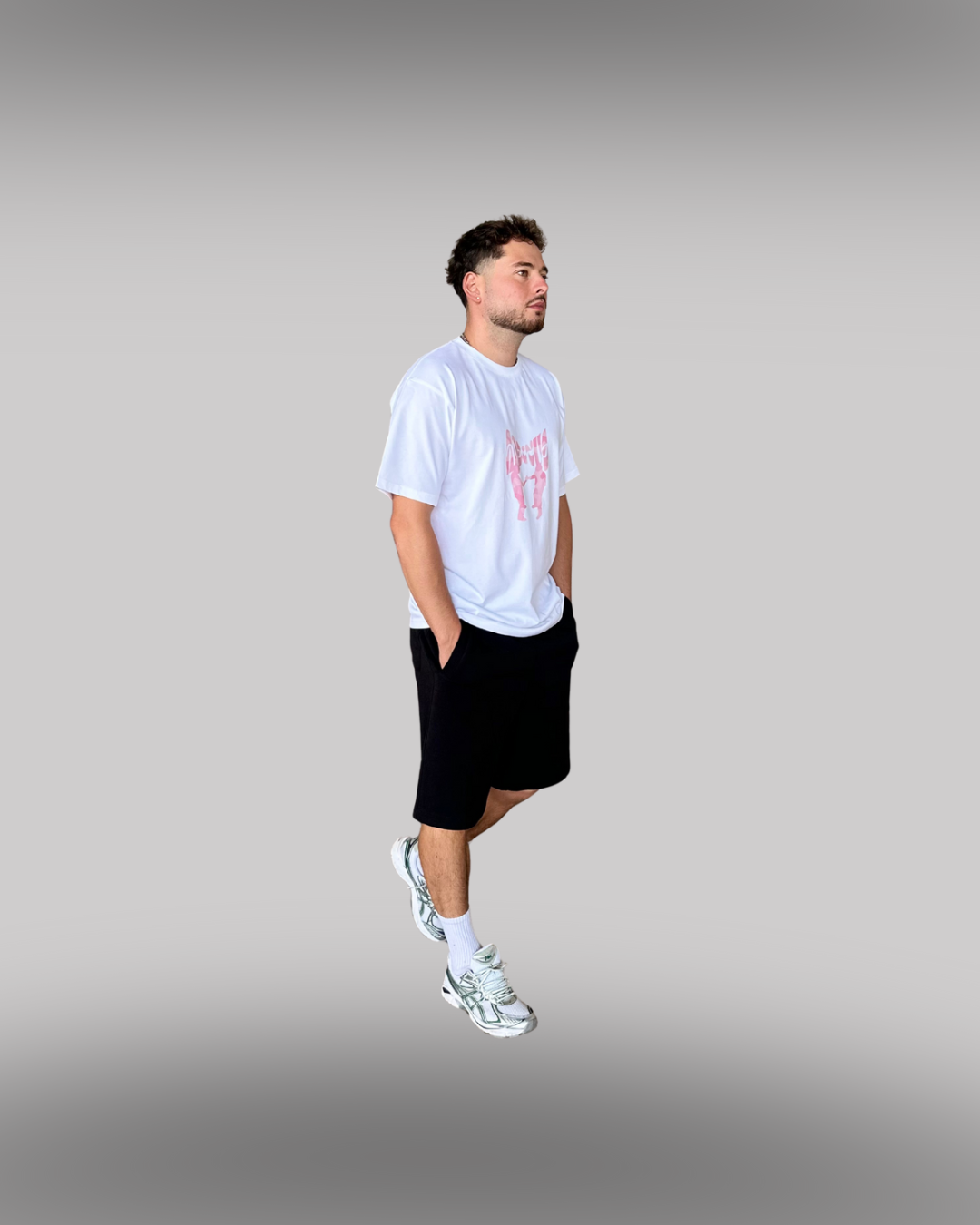 OVERSIZE CAMOPINK TEE WHITE