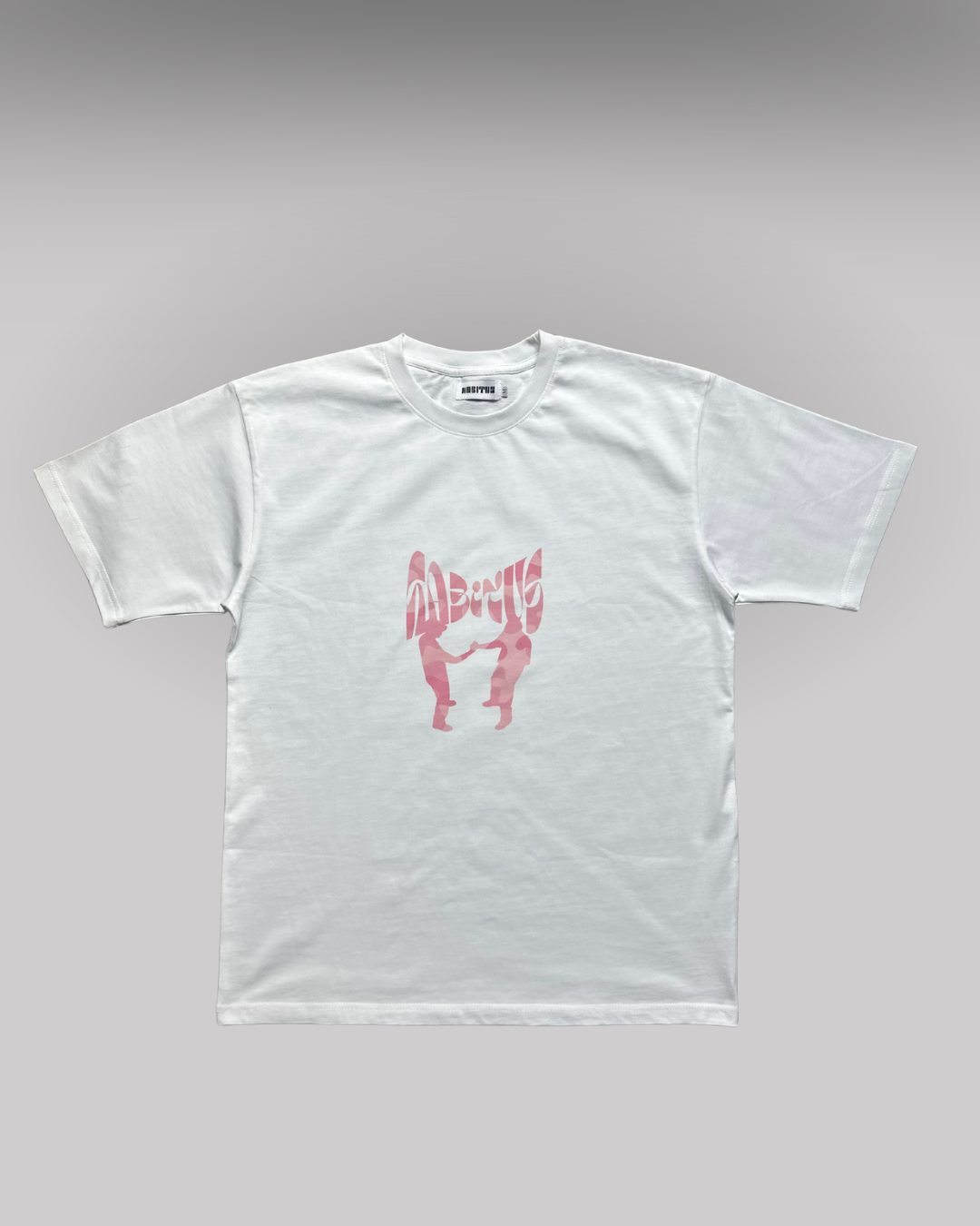 OVERSIZE CAMOPINK TEE WHITE