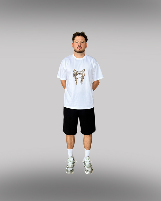 OVERSIZE CAMO TEE WHITE