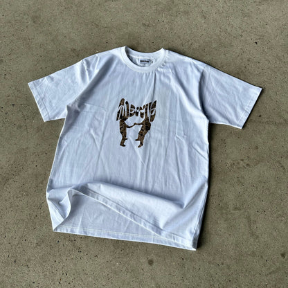OVERSIZE CAMO TEE WHITE