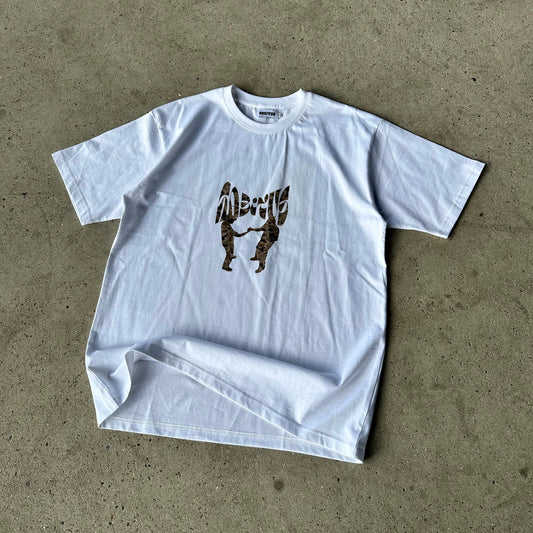 OVERSIZE CAMO TEE WHITE