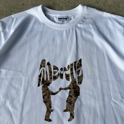 OVERSIZE CAMO TEE WHITE